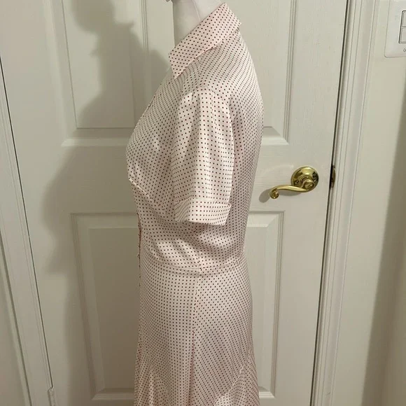 Alexis Pink Polka Dot Athena Maxi Dress Retail$625 New Size Small